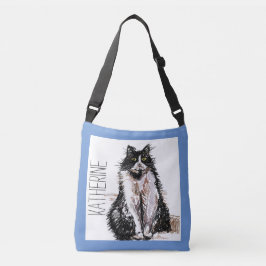 Bolso Cruzado Chicas Cuidados Tuxedo Mascota de juego de gatos