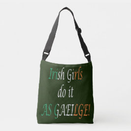 Bolso Cruzado Chicas irlandeses lo hacen como cbt gaeilge