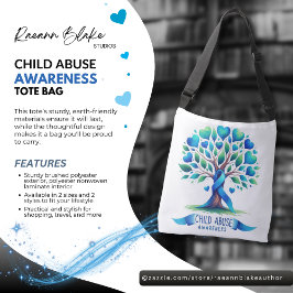 Bolso Cruzado Child Abuse Awareness Tote Bag