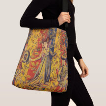 Chinoisería italiana medieval roja azul amarilla