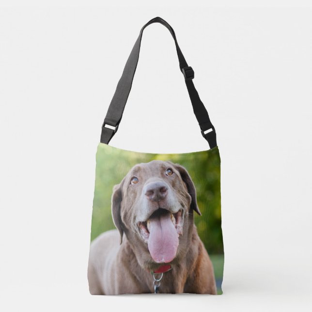 Bolso Cruzado Chocolate Lab Dog (Anverso)
