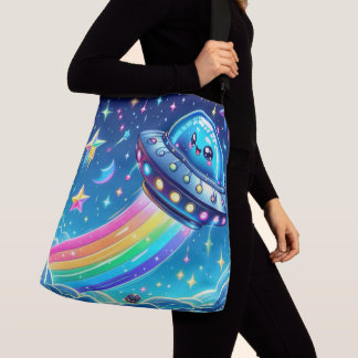 Bolso Cruzado Cielo azul metálico