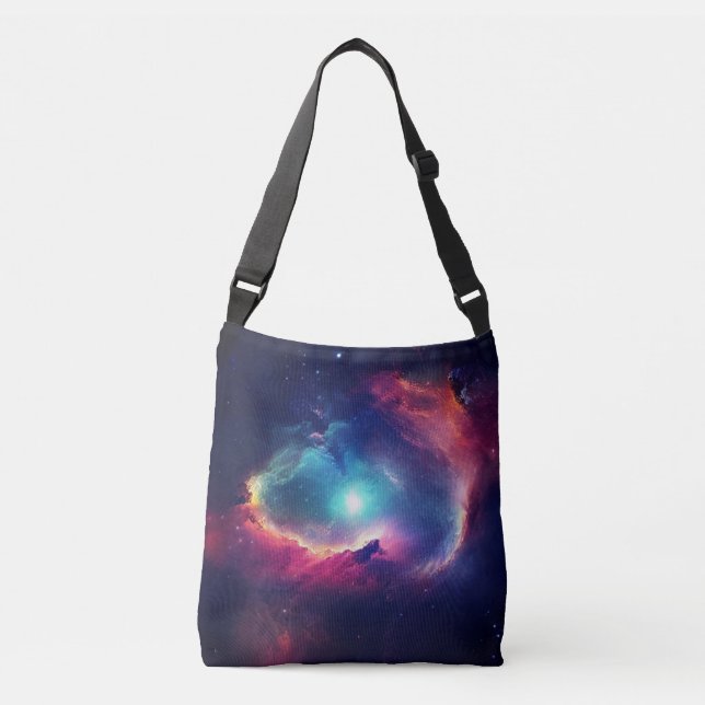 Bolso Cruzado Cielo de galaxia espacial moderna Cosmos celestes (Anverso)