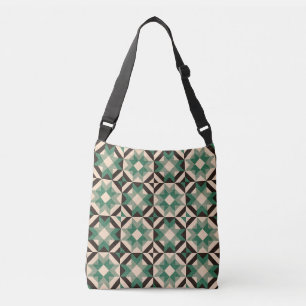 Bolso Cruzado Cielo lleno de estrellas - Verde geométrico