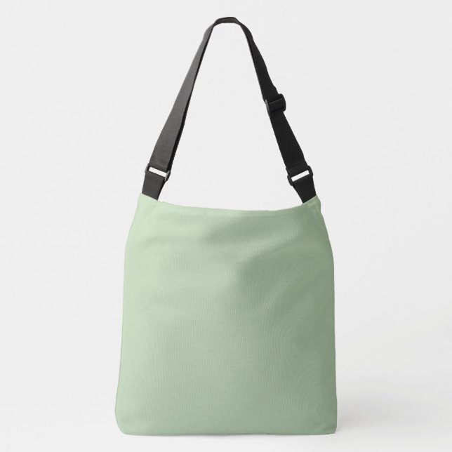 Bolso Cruzado Cilantro Sólido Color Plano (Anverso)