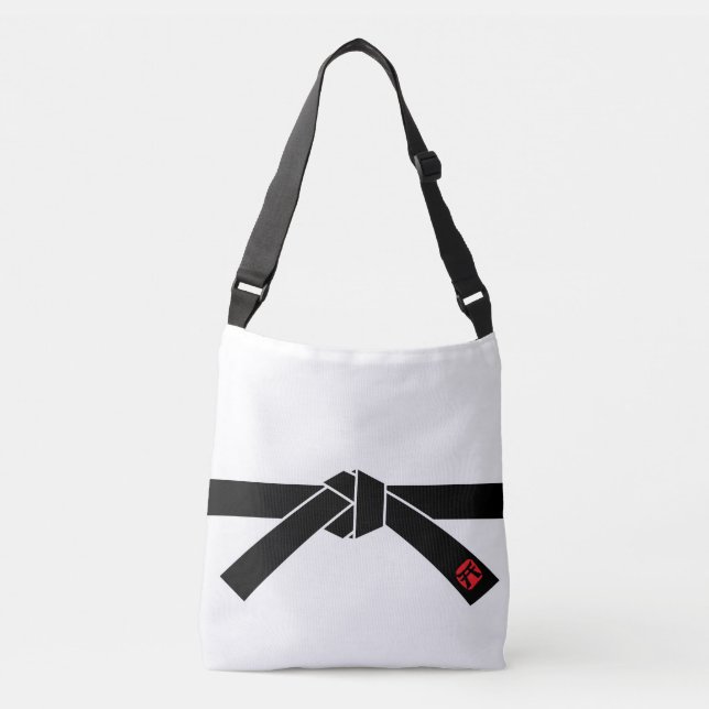 Bolso Cruzado Cinturón negro, artes marciales, 黒 帯, 武 道 (Anverso)
