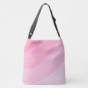Bolso Cruzado Círculo rosa Brillo oscuro