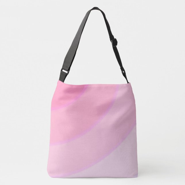 Bolso Cruzado Círculo rosa Brillo oscuro (Reverso)