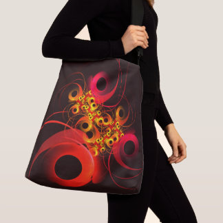 Bolso Cruzado Círculos coloridos Patrón de arte abstracto modern