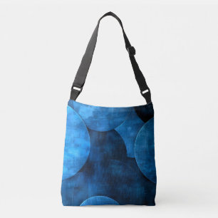 Bolso Cruzado Círculos de la luna azul