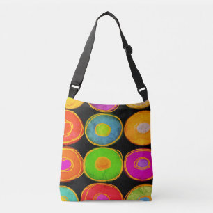 Bolso Cruzado Círculos Resumen de arte