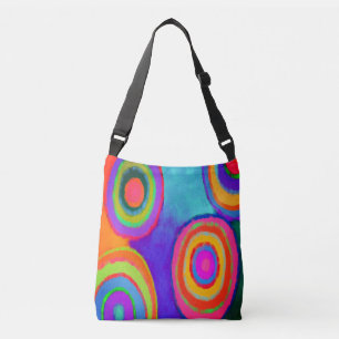 Bolso Cruzado Círculos Resumen de arte