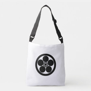Bolso Cruzado Ciruelo estilo Umebachi en círculo