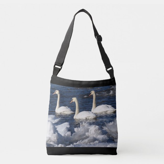 Bolso Cruzado Cisnes en el río Icey (Anverso)