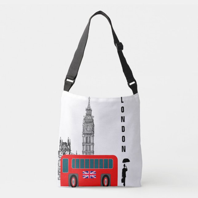 Bolso Cruzado Ciudad de Londres (Anverso)
