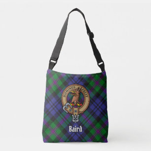 Bolso Cruzado Clan Baird Escudo sobre Tartán