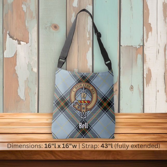 Bolso Cruzado Clan Bell Escudo sobre Tartán (Subido por el creador)