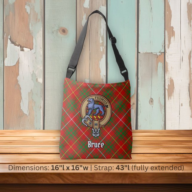 Bolso Cruzado Clan Bruce Escudo sobre Tartán (Subido por el creador)