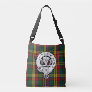 Bolso Cruzado Clan Buchanan Escudo y Tartán