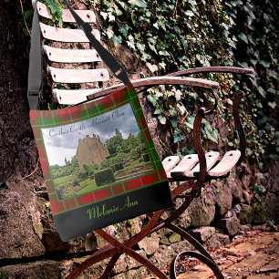 Bolso Cruzado Clan Burnett Crathes Castle Tartán Su Nombre Foto