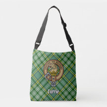 Clan Currie Lion Escudo sobre Tartán