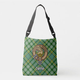 Bolso Cruzado Clan Currie Lion Escudo sobre Tartán