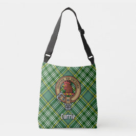 Bolso Cruzado Clan Currie Rooster Escudo sobre Tartán