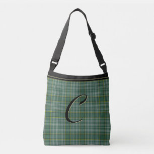 Bolso Cruzado Clan Currie Tartan Plaid Monograme Body Bag