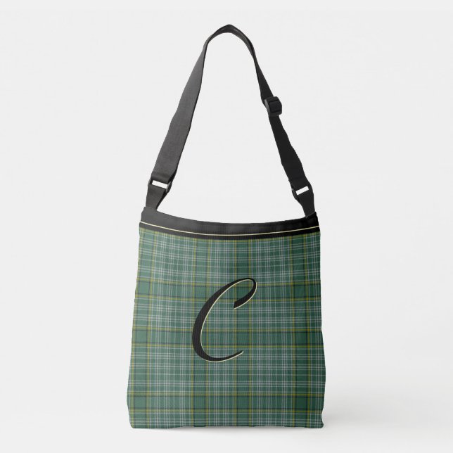 Bolso Cruzado Clan Currie Tartan Plaid Monograme Body Bag (Anverso)