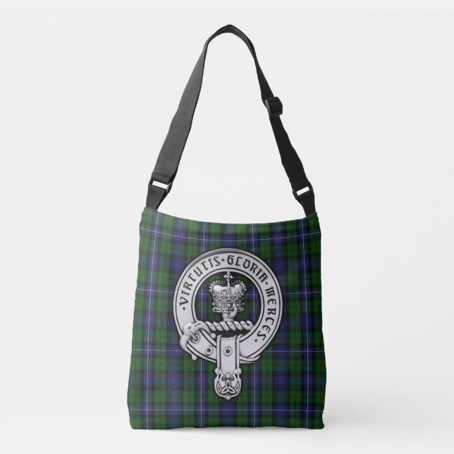 Bolso Cruzado Clan Donnachaidh (Robertson) Escudo /Hunting Tartá (Anverso)