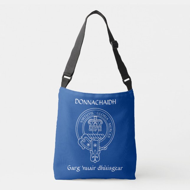 Bolso Cruzado Clan Donnachaidh (Robertson) Escudo y grito de gue (Anverso)