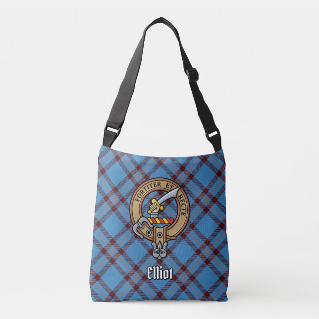 Bolso Cruzado Clan Elliot Ancient Tartán (Anverso)