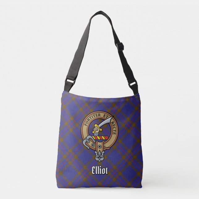 Bolso Cruzado Clan Elliot Modern Tartán (Anverso)