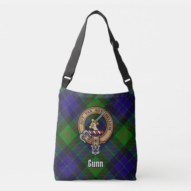 Bolso Cruzado Clan Gunn Tartan Crossbody Bag (Anverso)