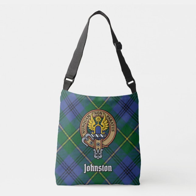 Bolso Cruzado Clan Johnston Tartan Crossbody Bag (Anverso)