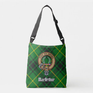 Bolso Cruzado Clan MacArthur Escudo sobre Tartán