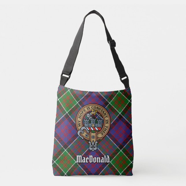 Bolso Cruzado Clan MacDonald de Clanranald Tartán (Anverso)