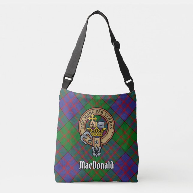 Bolso Cruzado Clan MacDonald Tartan Crossbody Bag (Anverso)