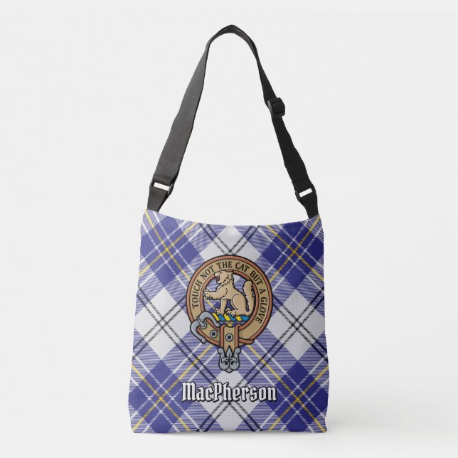 Bolso Cruzado Clan MacPherson Blue Dress Tartán (Anverso)