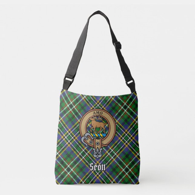 Bolso Cruzado Clan Scott Green Tartan (Anverso)