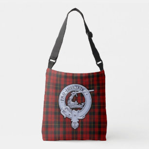 Bolso Cruzado Clan Wallace Escudo y Tartán