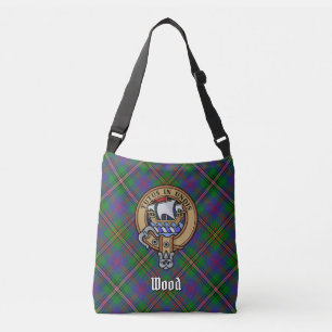 Bolso Cruzado Clan Wood Escudo sobre Tartán
