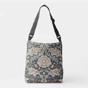 Bolso Cruzado Clásico de flores del jardín floral de William Mor