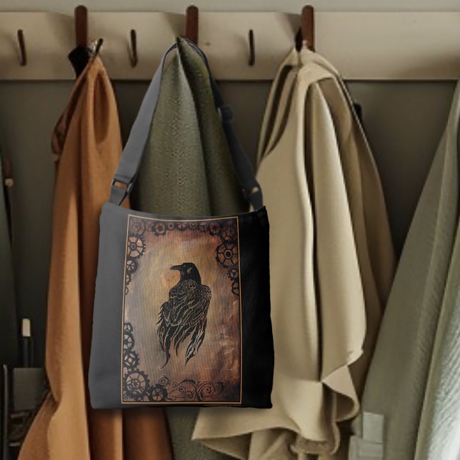 Bolso Cruzado Clockwork Raven (Subido por el creador)