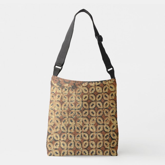 Bolso Cruzado Coffee Bean Earthy Boho Rustic (Anverso)