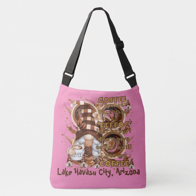 Bolso Cruzado Coffee Lake Havasu City Arizona (Anverso)