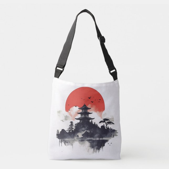 Bolso Cruzado Colección de estilos japonés (Anverso)