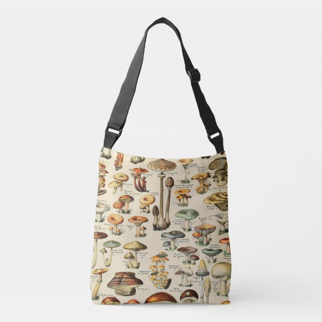 Bolso Cruzado Colección de hongos    (Anverso)