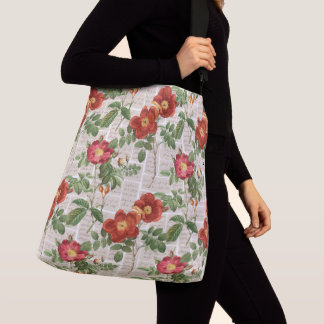 Bolso Cruzado Colección de Ilustraciones de patrimonio de Rosas