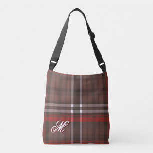 Bolso Cruzado Colección de moda tradicional Tartán Plaid Red Tre